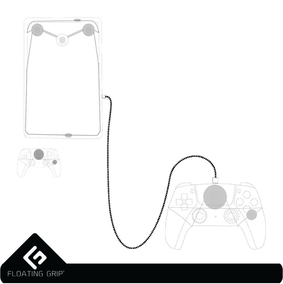 Floating Grip 3M Silicone USB-C Cable (Black)