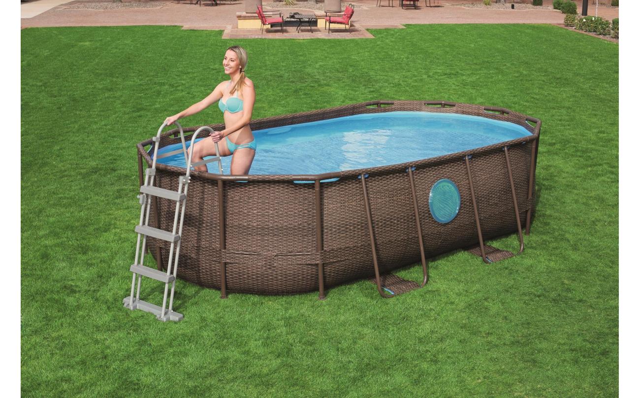 Bestway zwembadladder voor 107cm wand