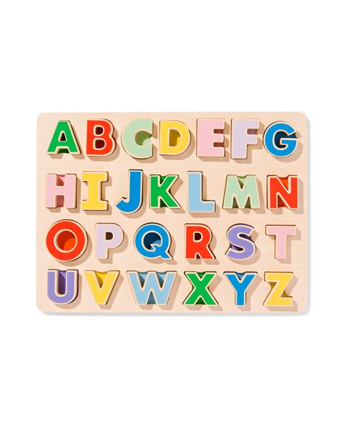 puzzle à emboîter lettres bois 22x29.4