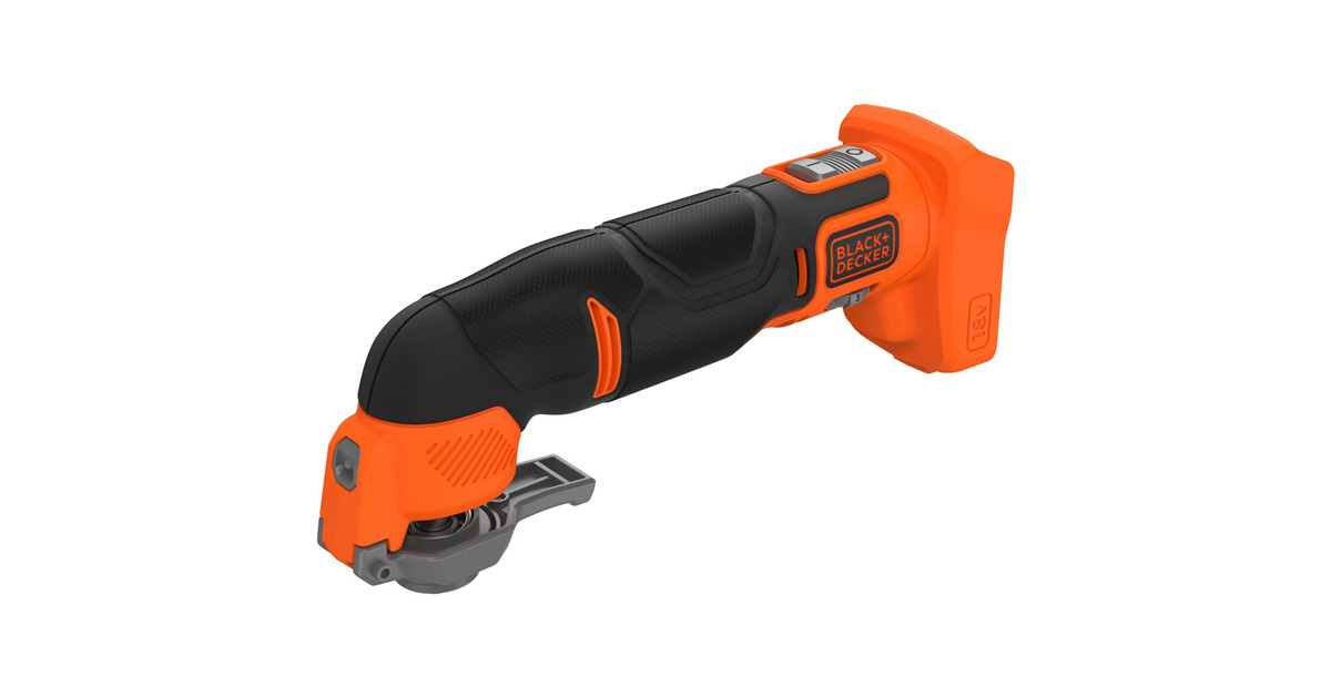 BLACK+DECKER18V Schroefklopboormachine + 18V Oscillerende Multitool Bundel  (Zwart/oranje)