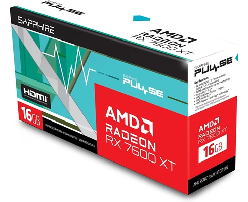 Sapphire Radeon RX 7600 XT Gaming OC PULSE 16GB