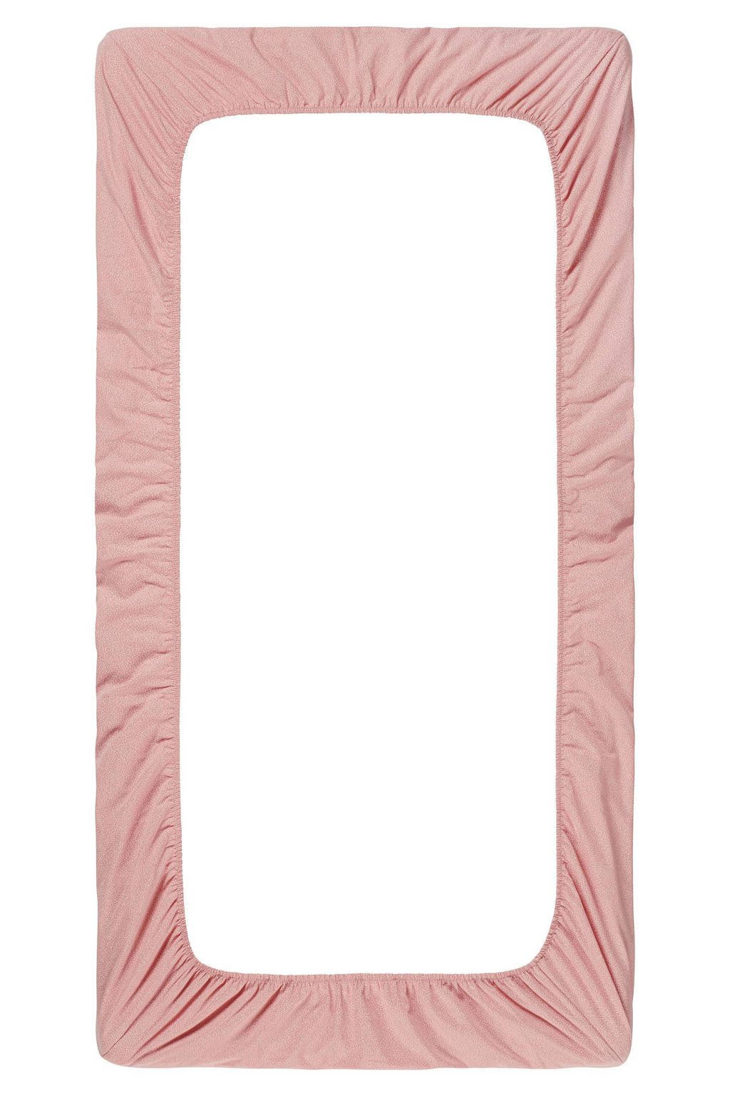 Tiny Dot poplin ledikant hoeslaken Misty Rose