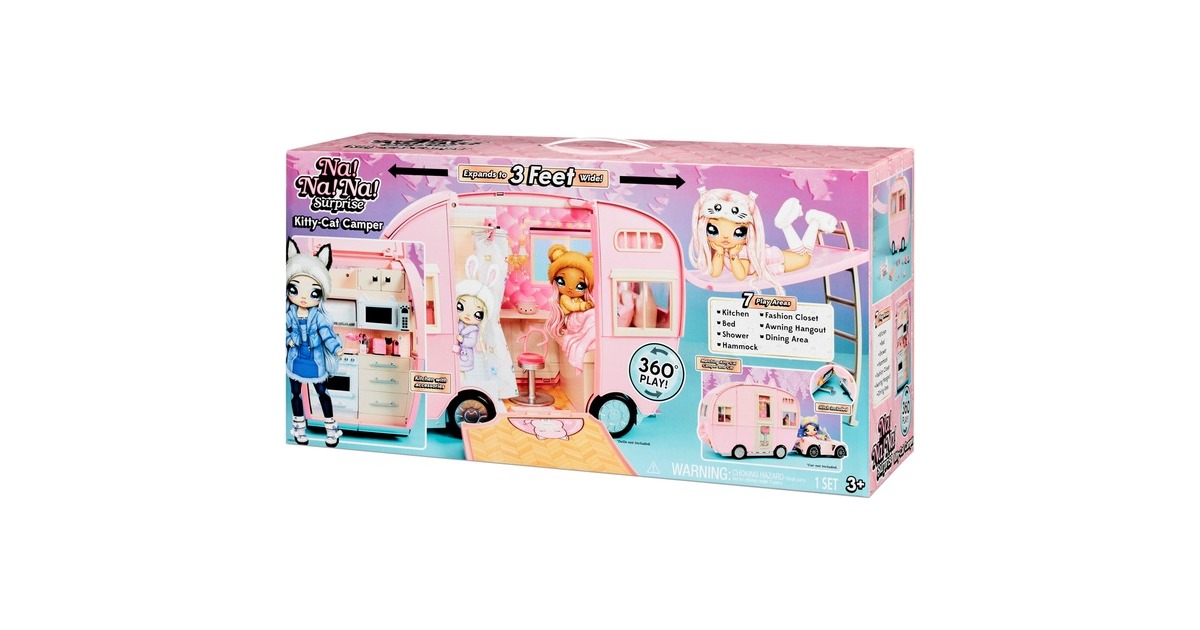MGA EntertainmentNa! Na! Na! Surprise Kittencamper poppen accessoires