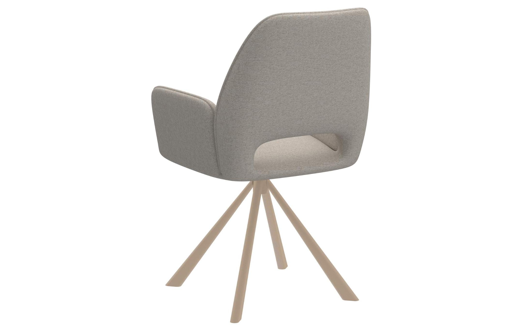 Stuhl Graham 2 Stück, Beige<br>Esszimmerstuhl mit Armlehne