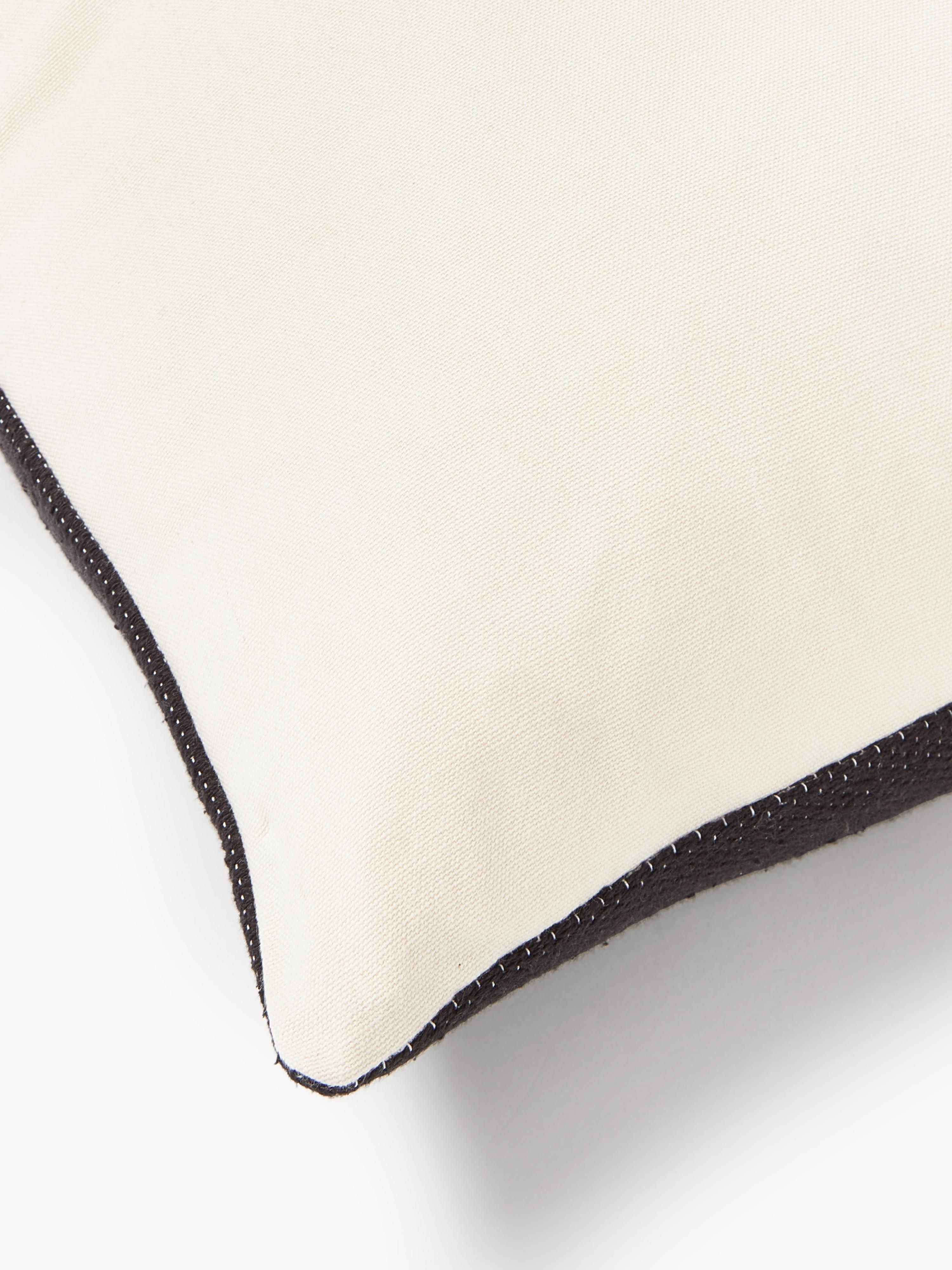 Handgeweven kussenhoes Asta met geometrisch patroon