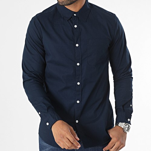 Chemise Manches Longues Curt 10053027 Bleu Marine