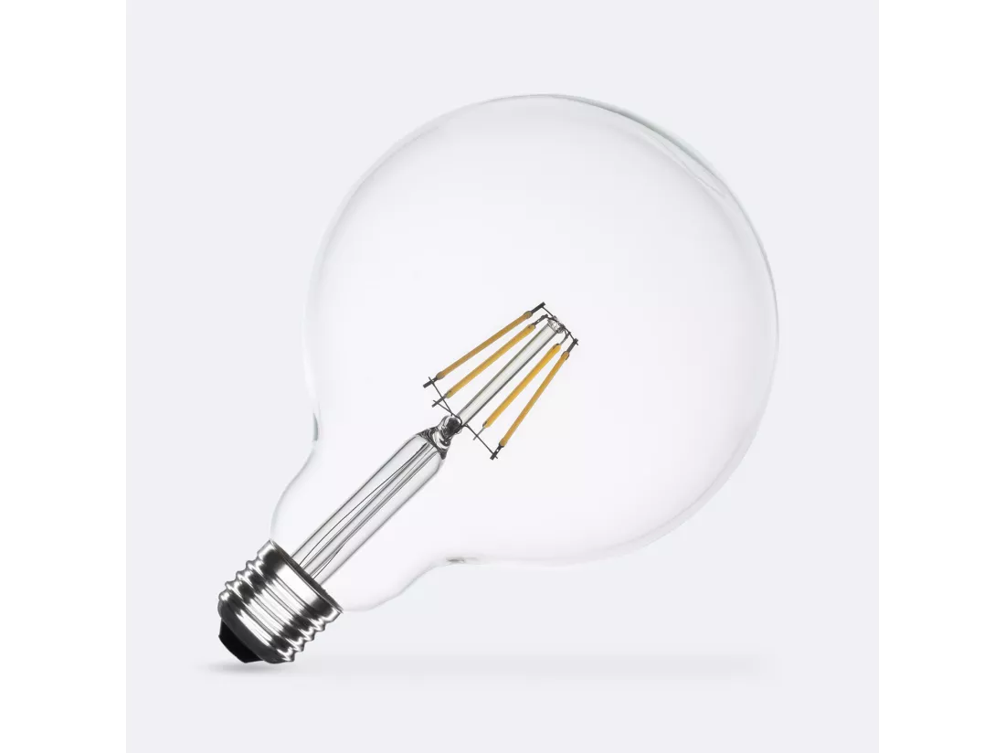 Ampoule LED Filament E27 6W 720 lm G125 No Flicker 4000K Blanc neutre