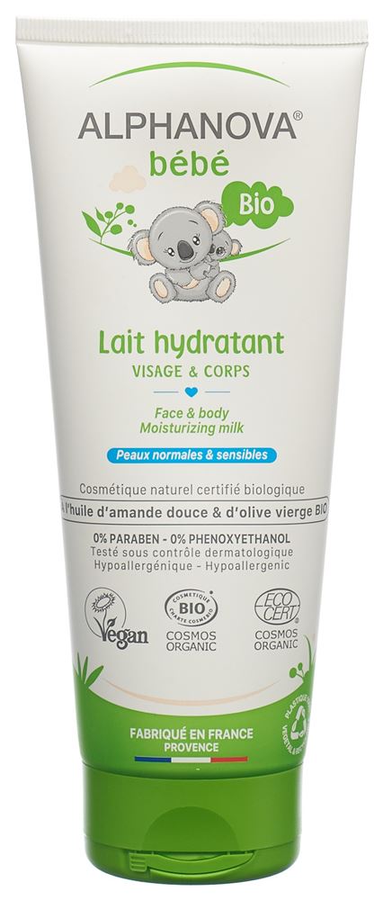 ALPHANOVA BB Feuchtigkeitsmilch<br>200 ml, Tube, Milch, Körper & Gesicht