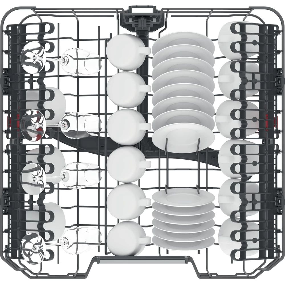 WHIRLPOOL inbouw vaatwasser WBO 3T133 PFX - met zichtbaar bedieningspaneel