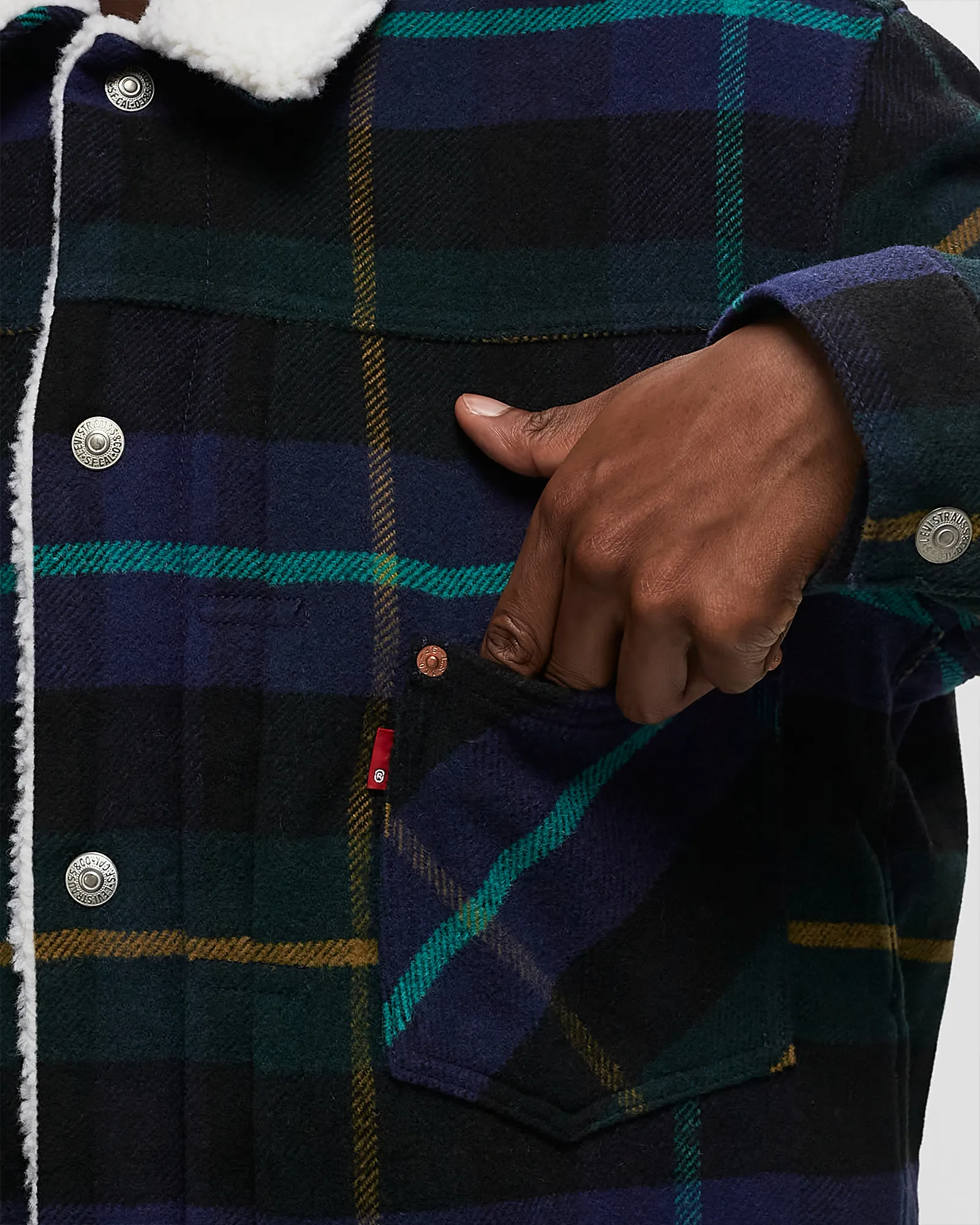 Levis TYPE 1 SHERPA TRUCKER
