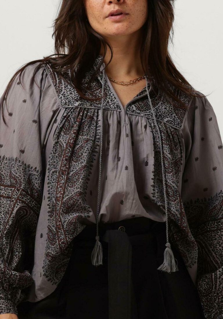ANTIK BATIK blauwe antik batik blouse hida blouse