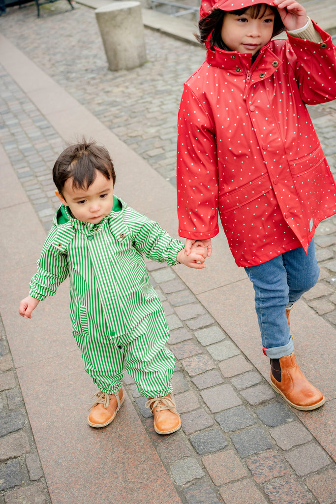 October Jacket, Regnjakke - Red Dew Dot