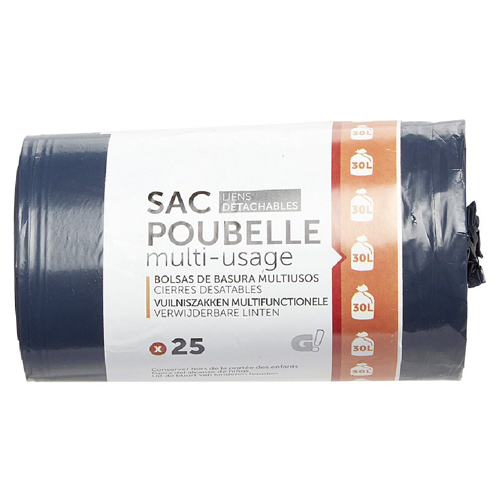 Sac poubelle 30l x25