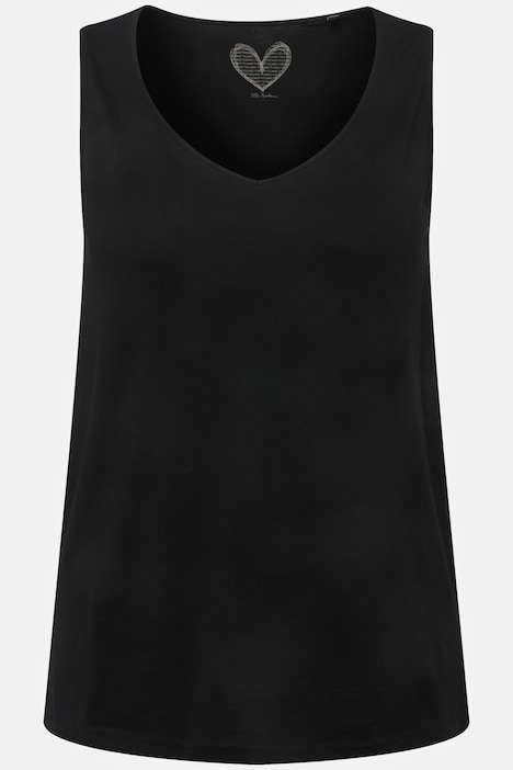 Top, V-Ausschnitt, Classic, ärmellos