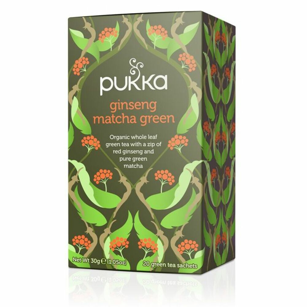 Pukka Thee Ginseng Matcha Green20 stuks
