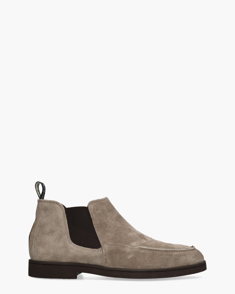 Greve Tufo Taupe Heren Chelseaboots