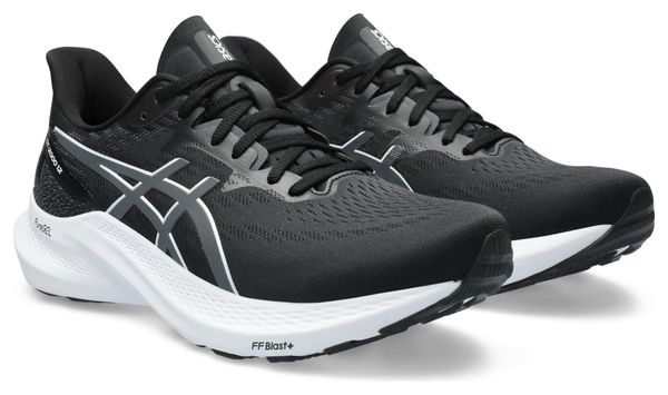 Chaussures de Running Asics GT-2000 12 Large 2E Noir Homme