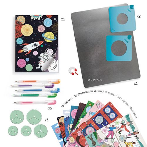 Djeco tekenset magnetische spiralen