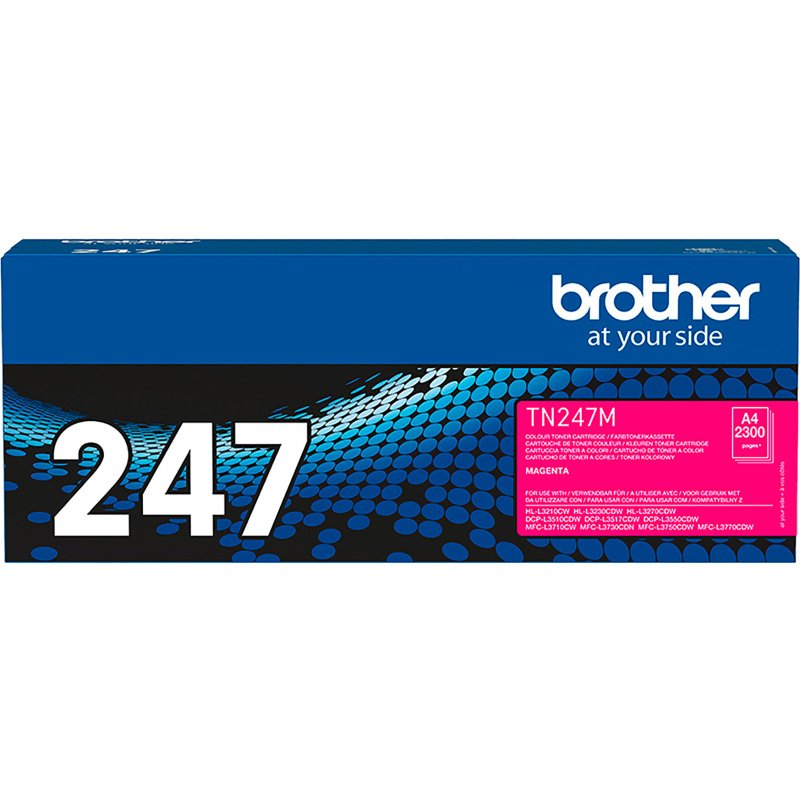 Toner Brother TN247 couleurs séparées haute capacité pour imprimante laser
