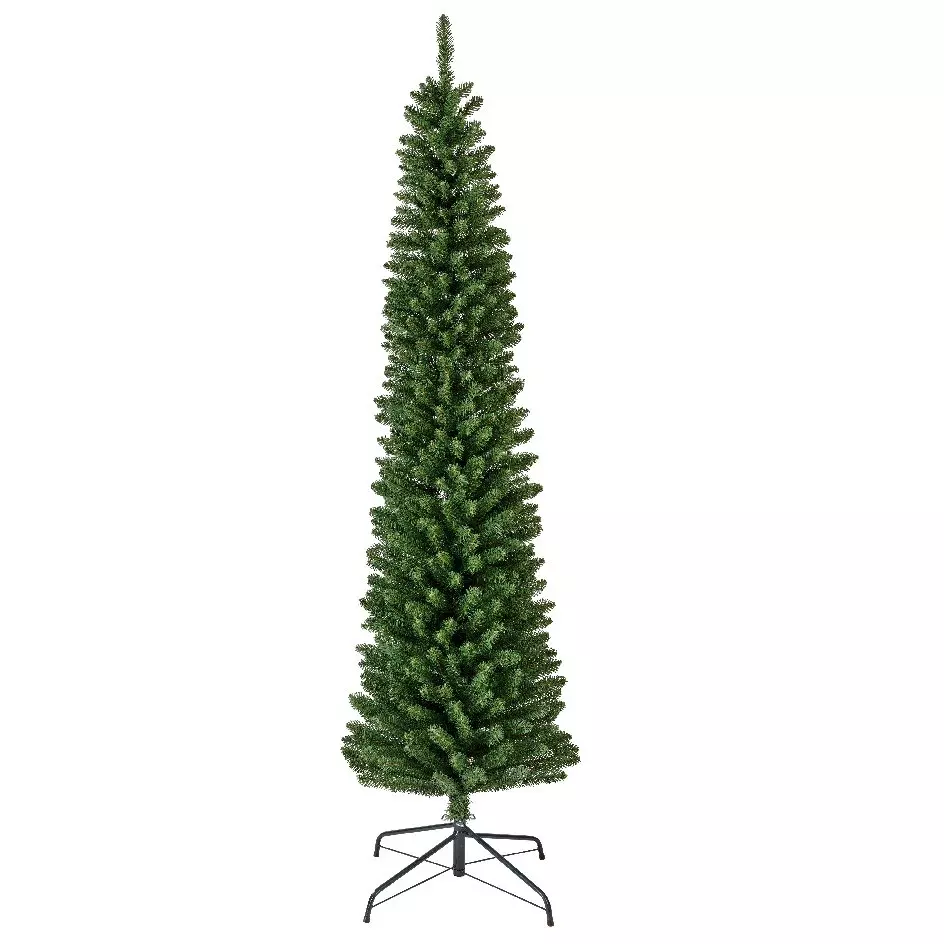 Sapin artificiel de Noël Narrow H240 cm Vert sapin