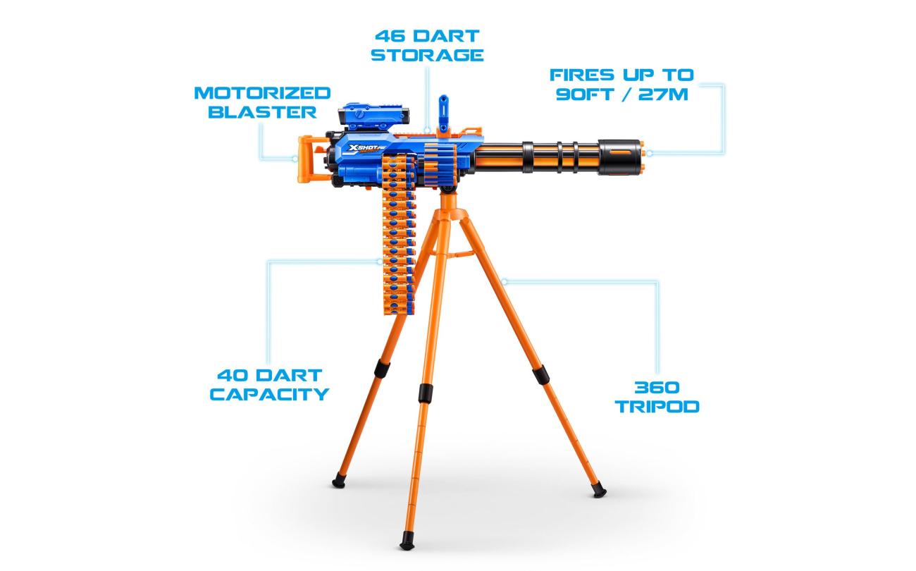 X-shot Insanity Rage Fire met 72 darts