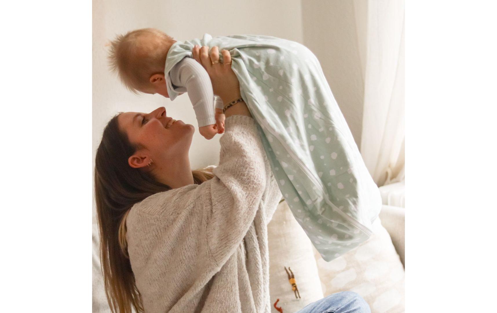Baby-Sommerschlafsack Punkte Mint 70 cmSommerschlafsack für Babys