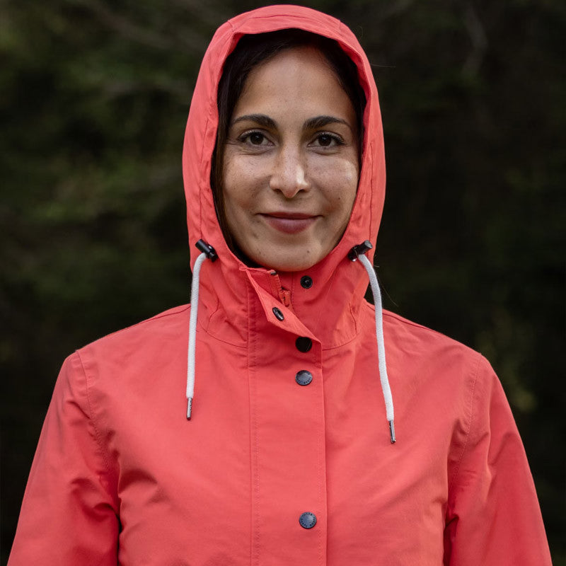 Frauen Regenmantel Siti cayenne red