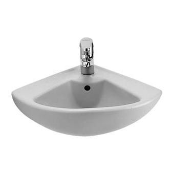 Villeroy & Boch O.novo Compact hoekfontein 55x45cm wit