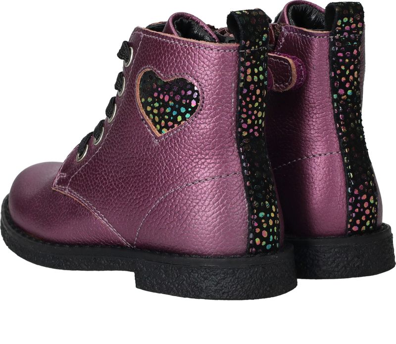 IK-KE Veterboots Paars Meisjes