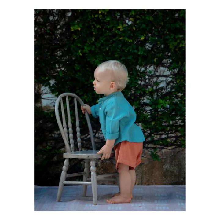 Petite Lucette Short Coton Bio Alain | Rouille