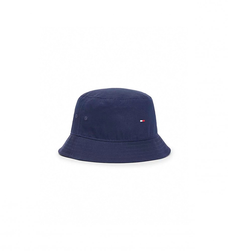 Chapéu Bucket Tommy Hilfiger com Logotipo Azul Marinho