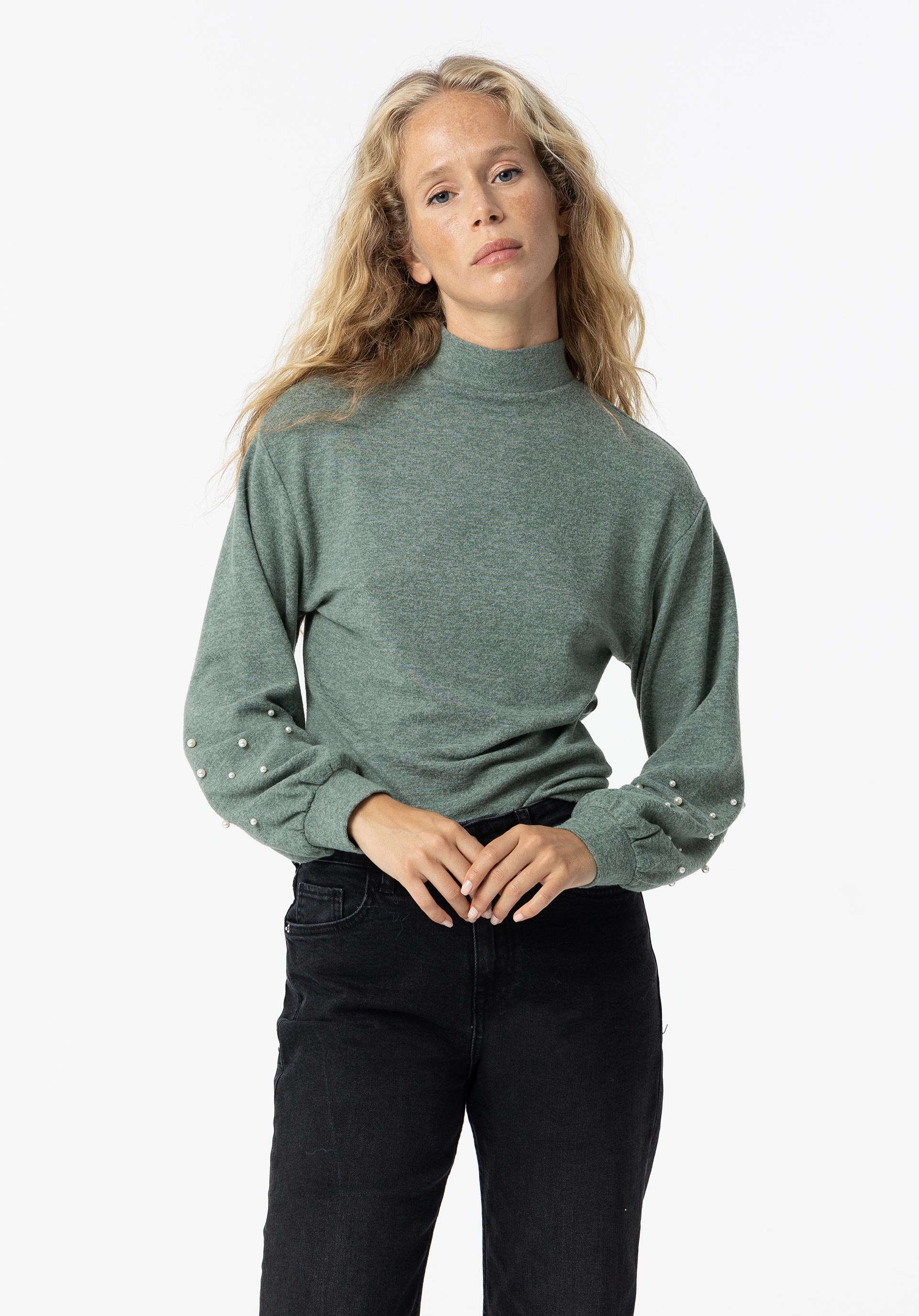 T-shirt com Pérolas