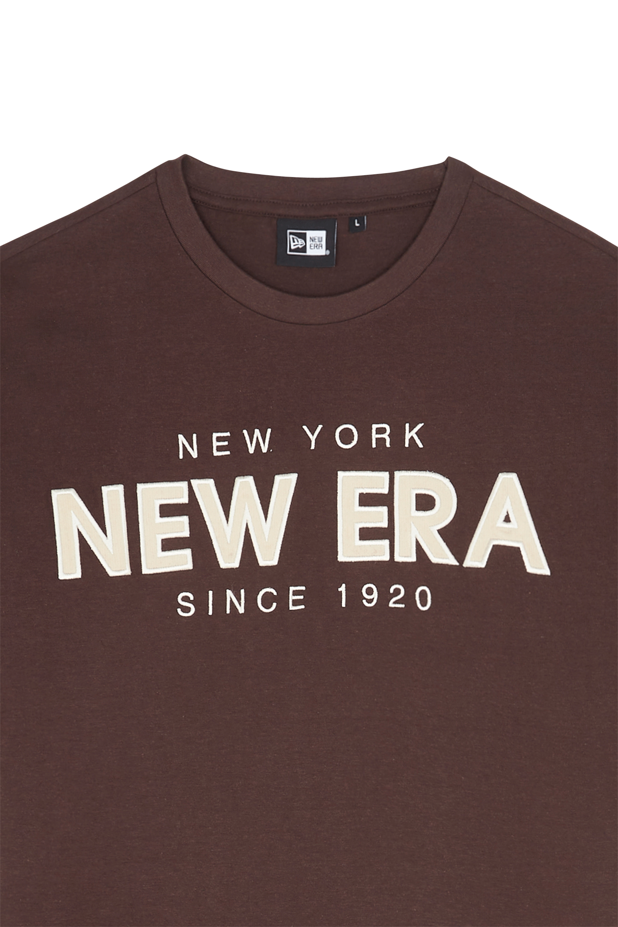NEW ERA T-shirt  NE WORDMARK OS T Marron