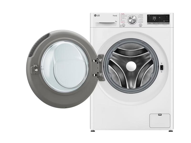 LG Waschmaschine F4WR7091 Links Frontloader mit 9 kg Ladekapazität
