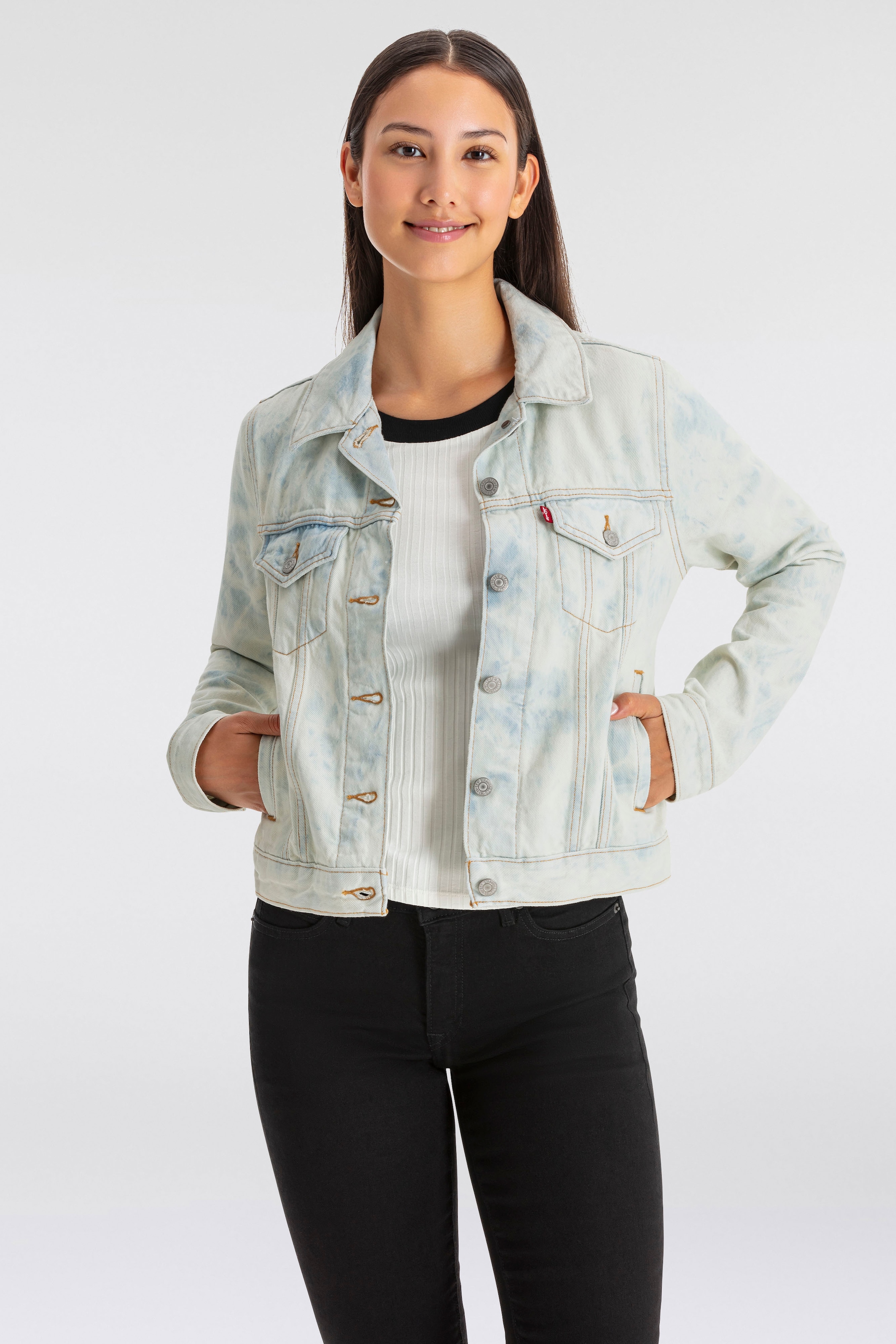 Levi's® Jeansjacke »ORIGINAL TRUCKER« in Batik-Optik