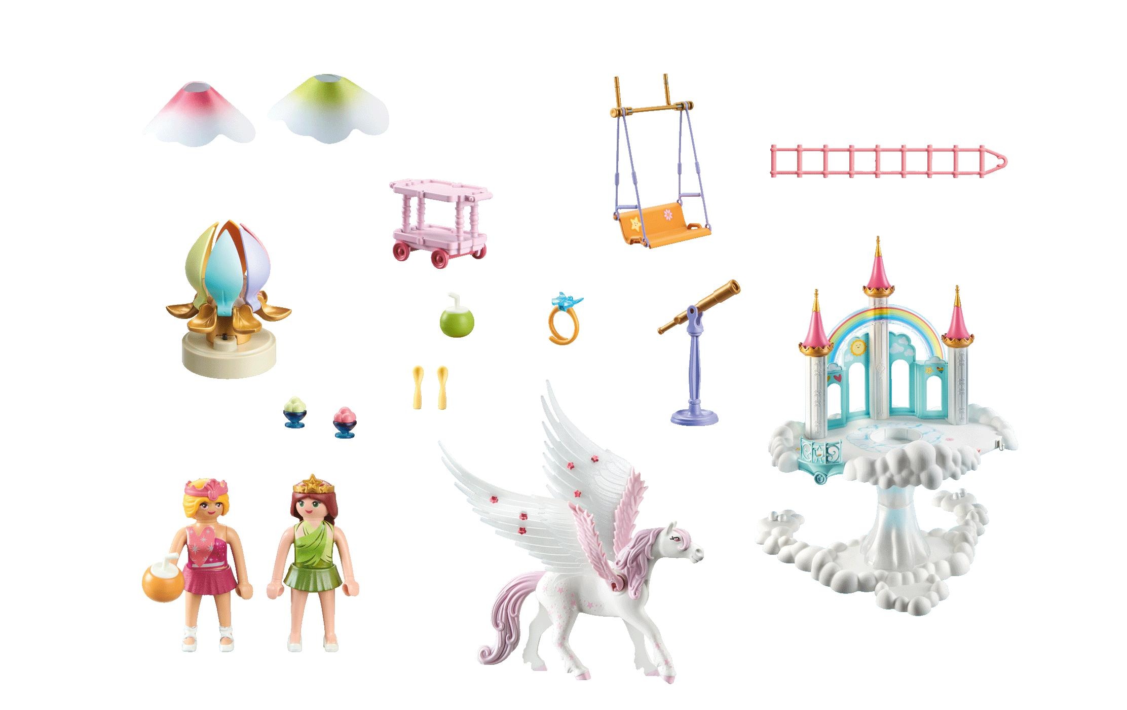Playmobil® Spielbausteine »Princess Magic Himmlisches Regenbogenschloss 71359«