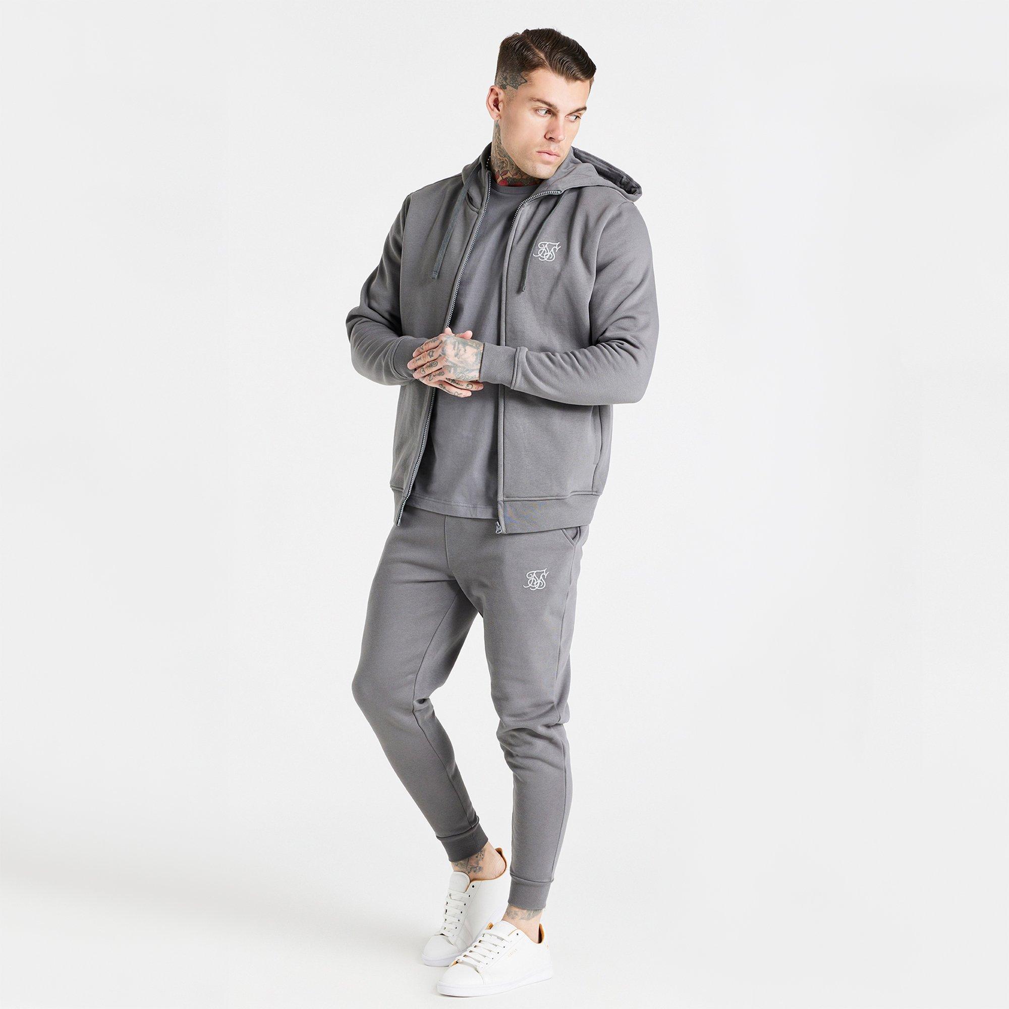 SikSilk Full Zip Hoodie Mens