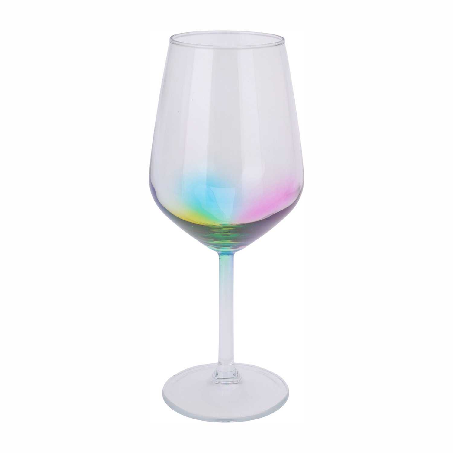 Weinglas 490ml Regenbogenfarben