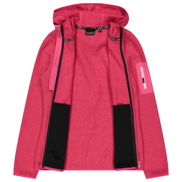 CMP - Women's Jacket Fix Hood Jacquard Knitted 3H19826 - Veste polaire