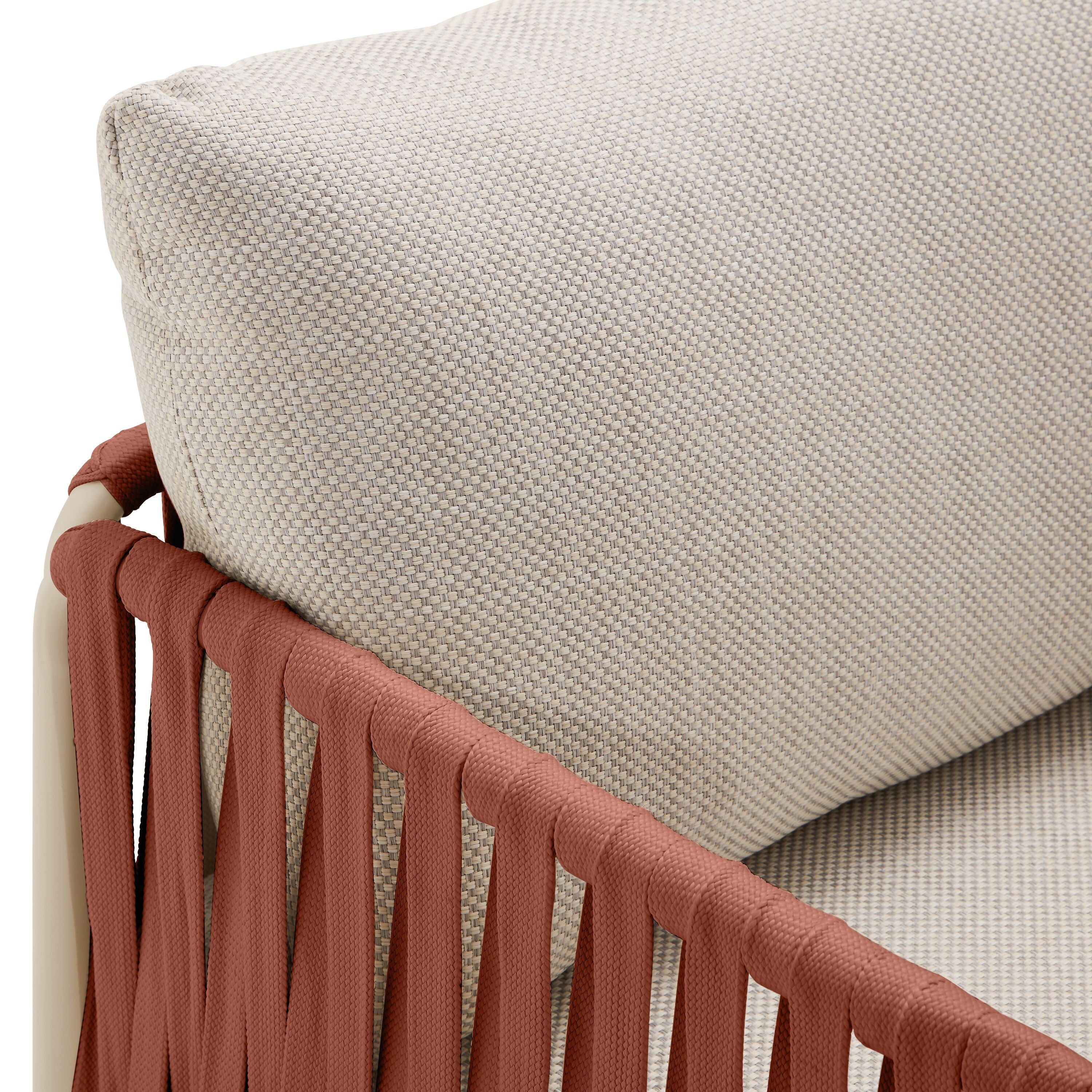 NIHOA Set Loungesssel Rope Terracotta - Terra