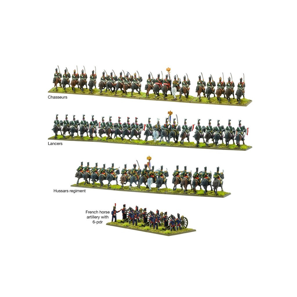 Black Powder Epic Battles : Waterloo - French Light Cavalry Brigade