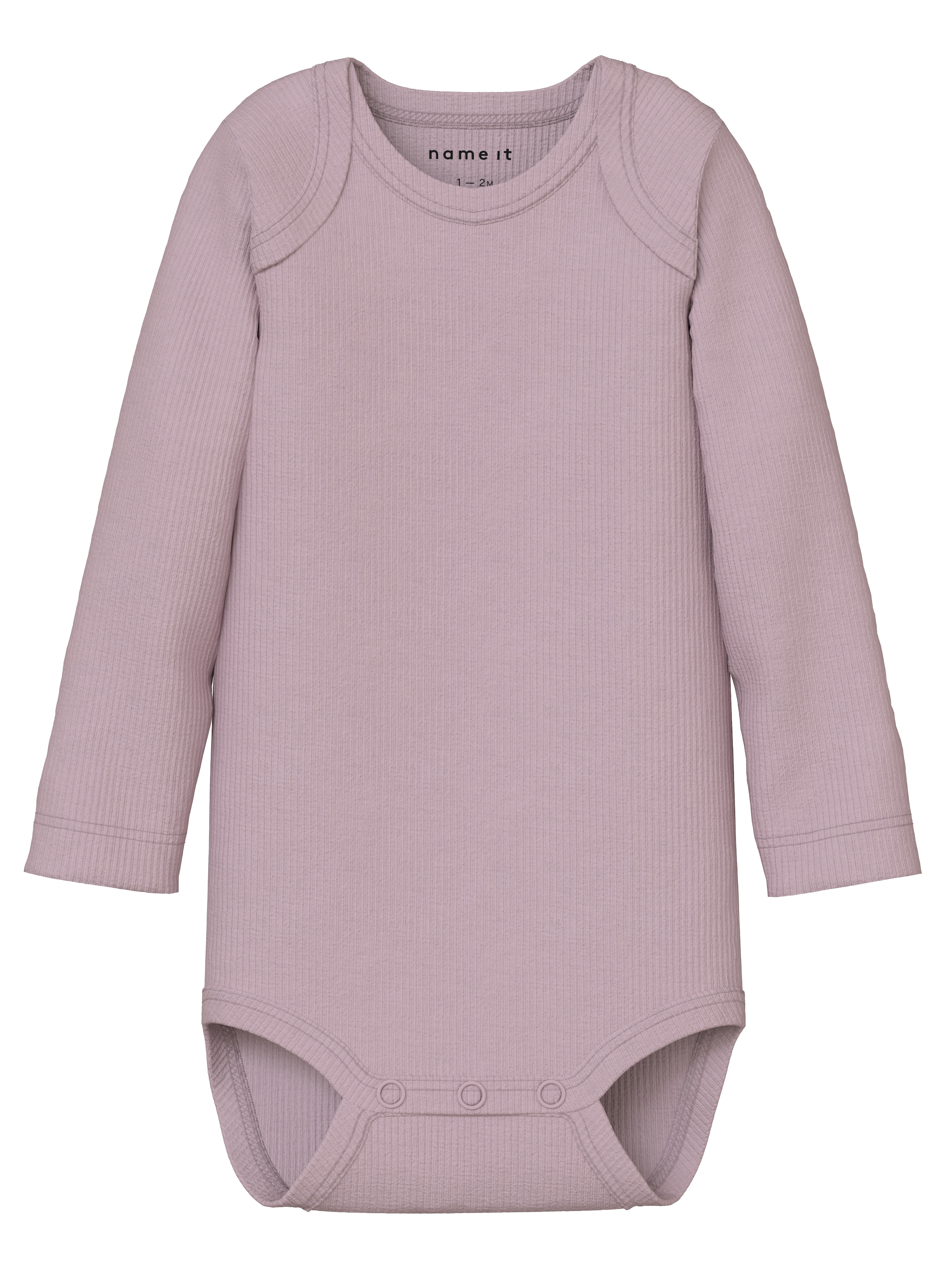 Name It Langarmbody »NBNBODY für Mädchen und Jungen mit Rippstruktur und Komfort«, 5 Stk. unifarben, casual, regular fit, Baumwolle, Rundhals