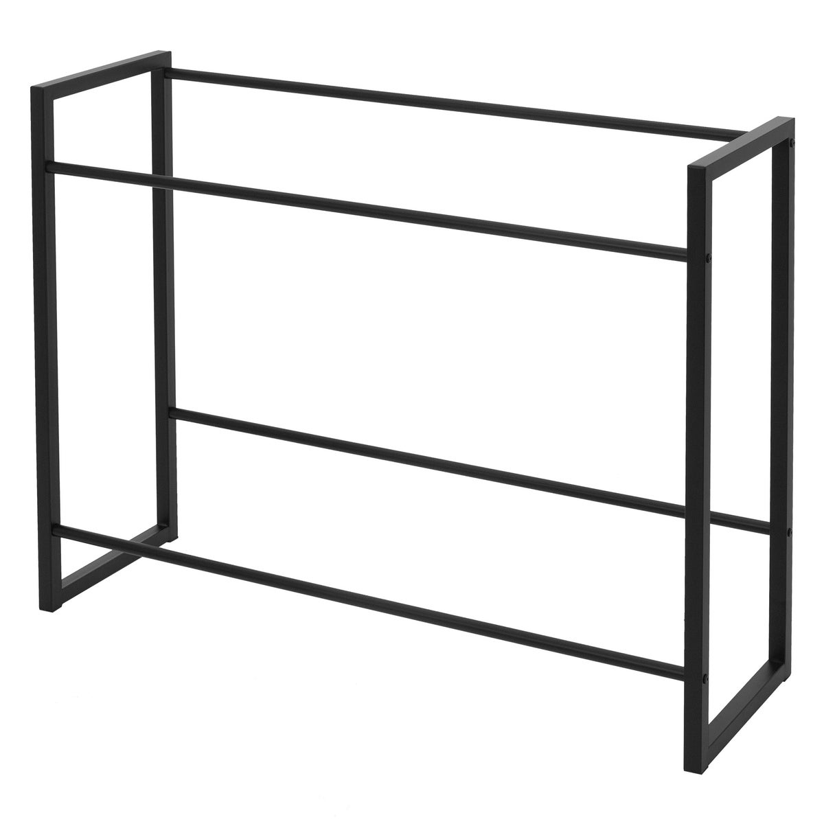 ML-Design Drankkrattenrek, 6-8 kratten, 104x32x82,5 cm, staal, vrijstaand, staand rek voor drankkratten, drankenrek, krattenrek, bierkrattenrek, drankkrattenstandaard, krattenstandaard