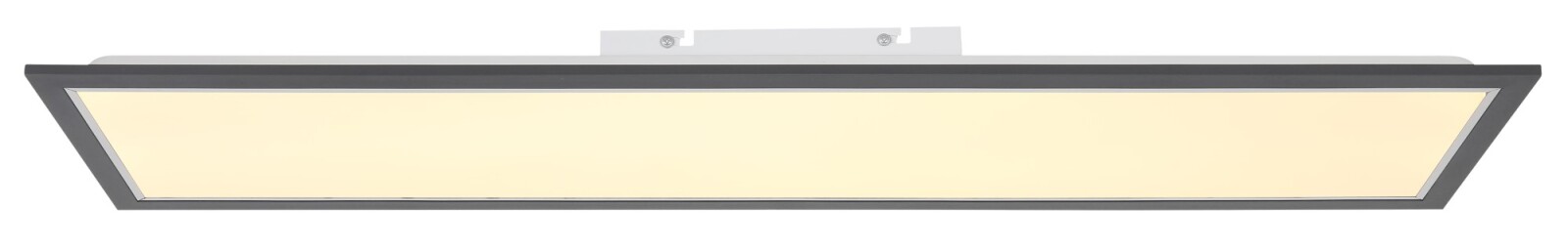 LED-Deckenleuchte - anthrazit-weiß-opal - 100 cm