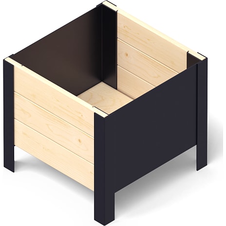 Pindstrup Modern højbed 36x36 cm - natur