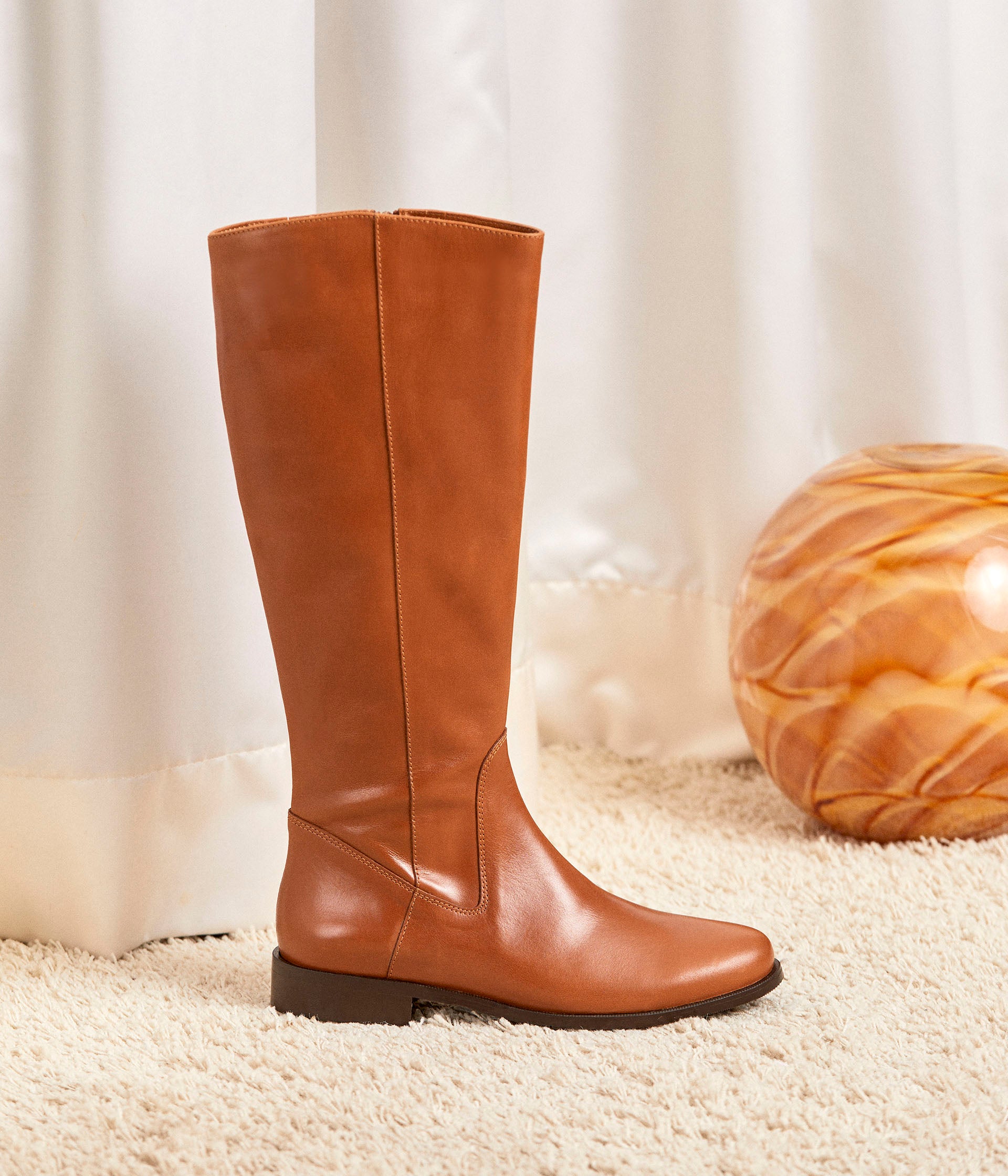 Bottes cognac Henriette