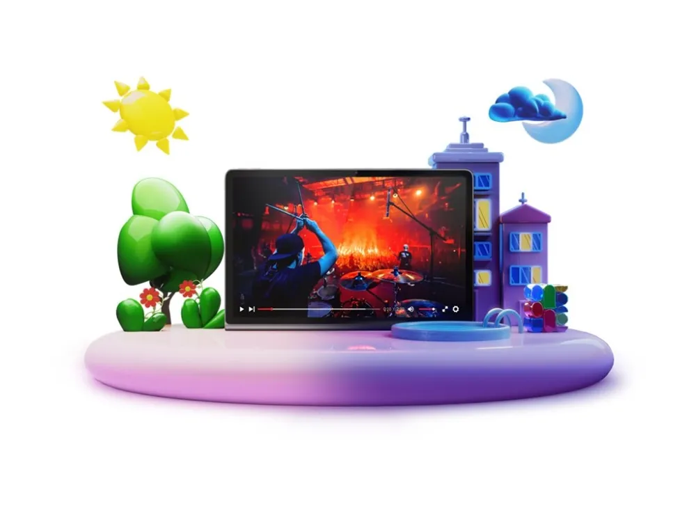 Lenovo Tab Plus ZADX - Tablet - Android 14 eller senere - 128 GB UFS card - 11.5