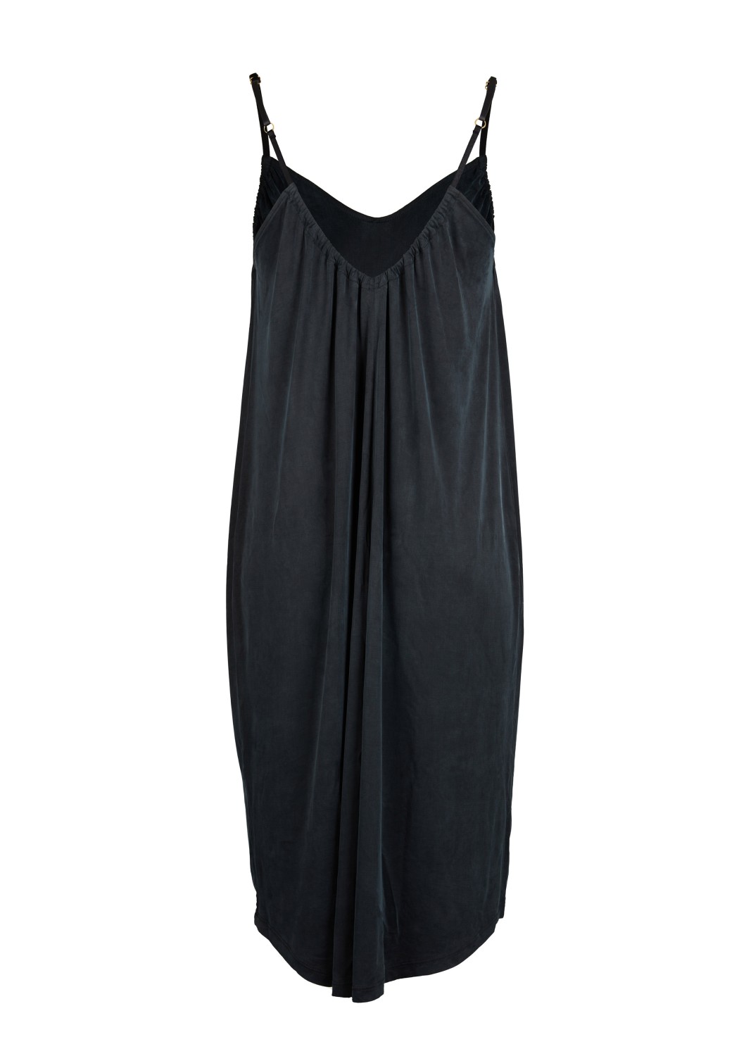 Moya Kala Kleid Cupro Slip Dress Graphite