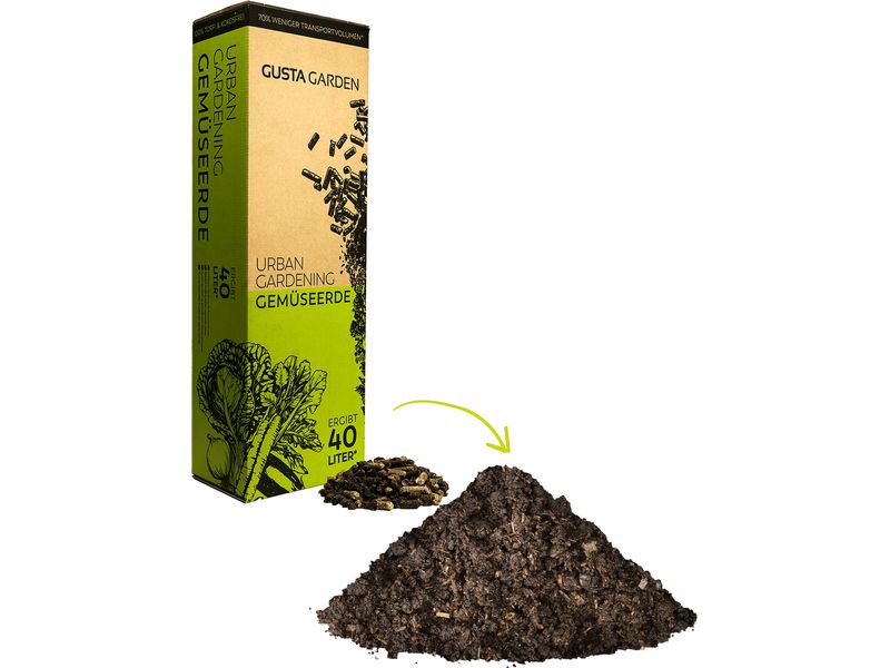 Gusta Garden Pelletierte Quellerde 9.2 kg Pelletierte Quellerde für Gemüsepflanzen
