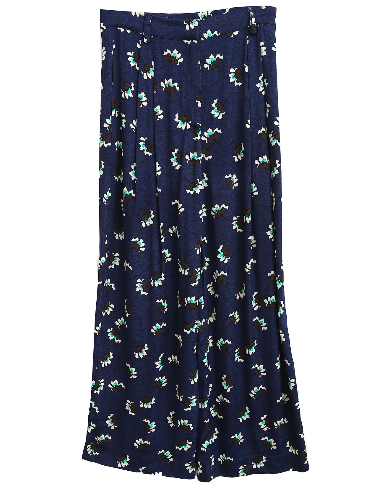 See u Soon Pantalon ample fluide Julia imprimé  marine
